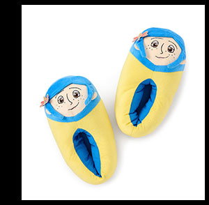 Coraline Step In Plush Slippers