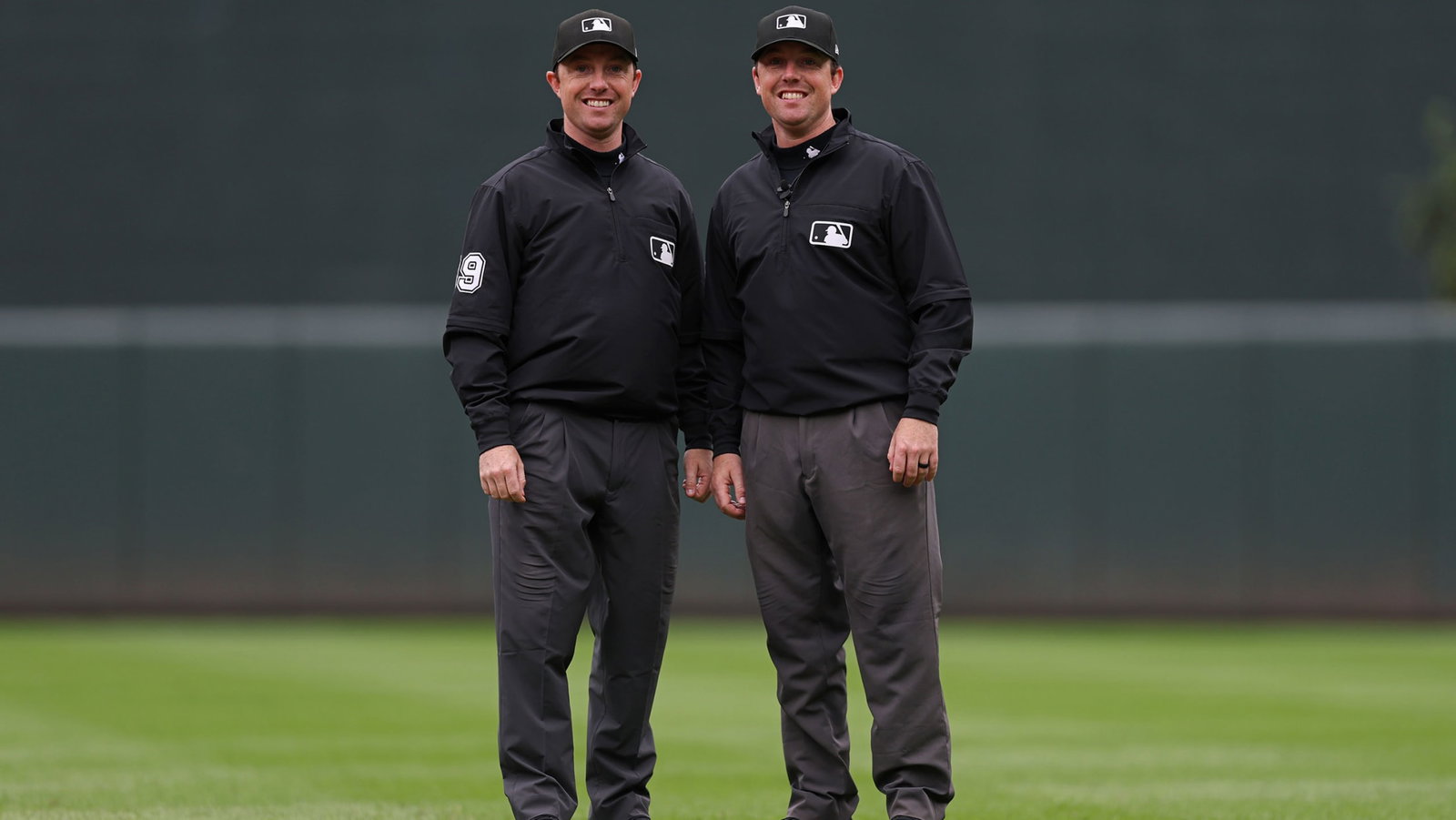 Twin-brother umpires Austin and Tyler Jones
