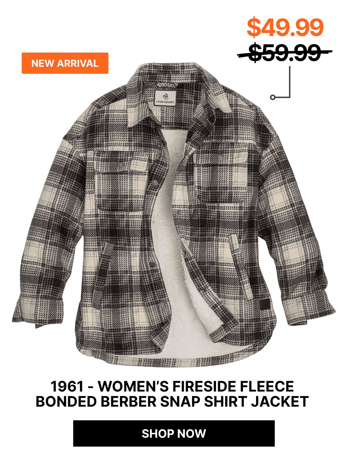 Women's Firelight Popover Flannel Tunic Top