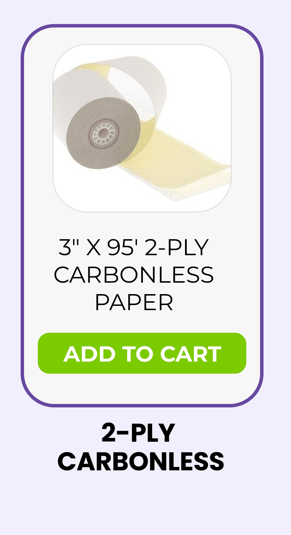 SHOP 2-PLY CARBONLESS PAPER