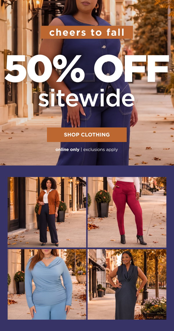 50% Off Sitewide. Shop now
