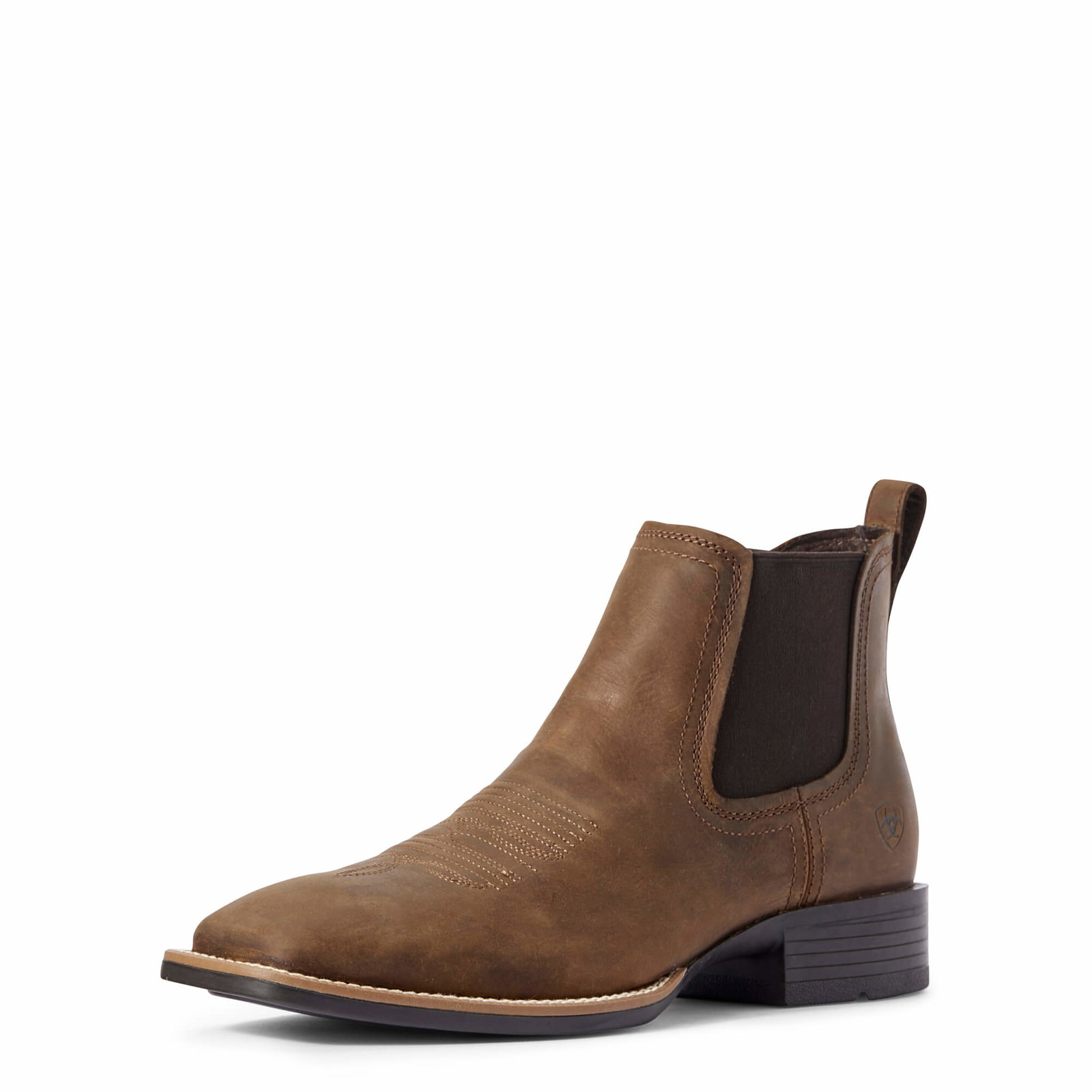 Booker Chelsea Wide Square Toe Western Boot