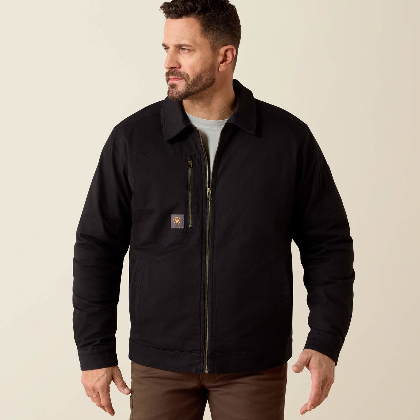 Men’s Rebar Made Tough Flannel Lined Shop Jacket