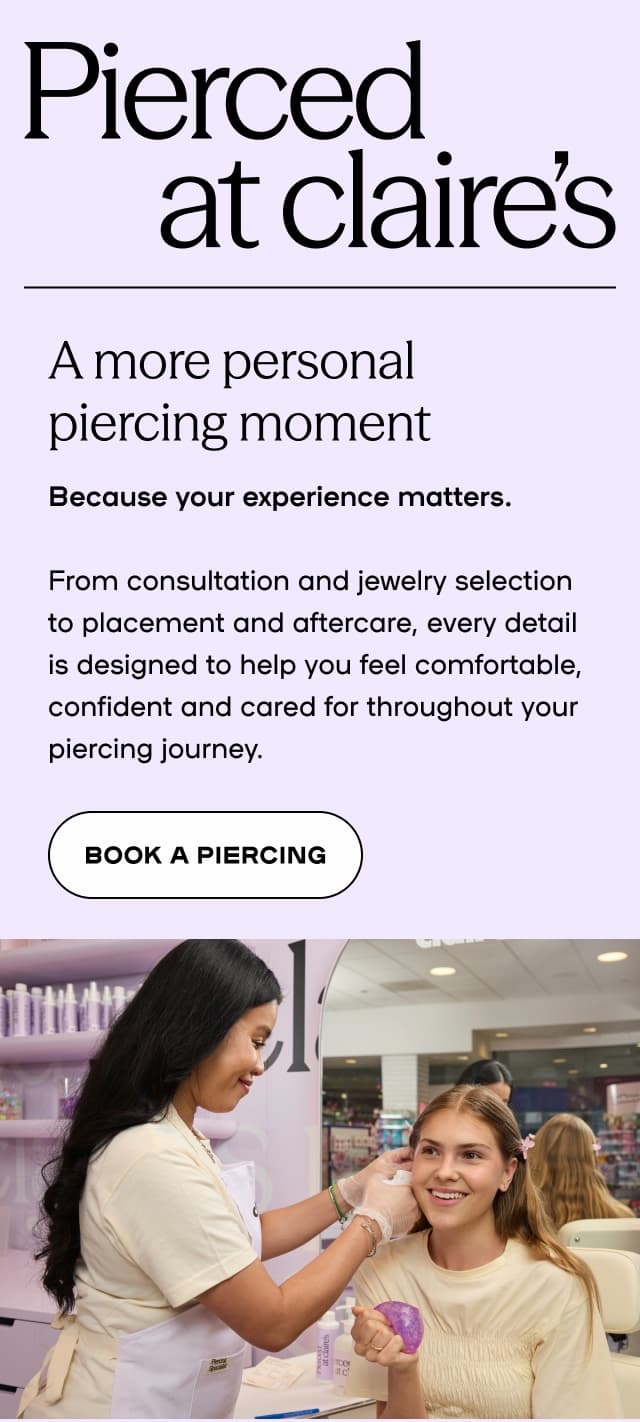Book a piercing