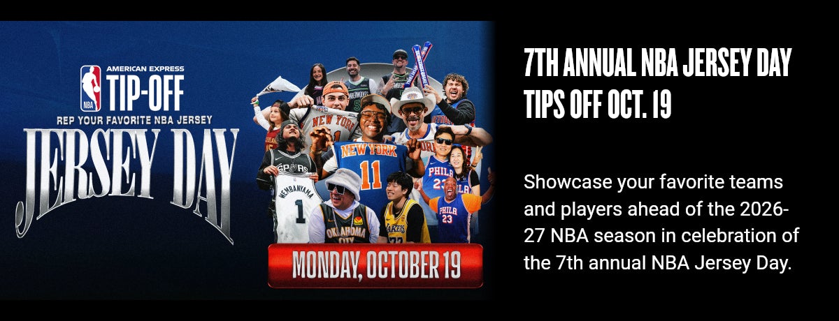 7th annual NBA Jersey Day tips off Oct. 19