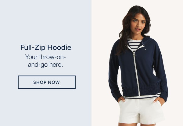 Shop the full-zip hoodie