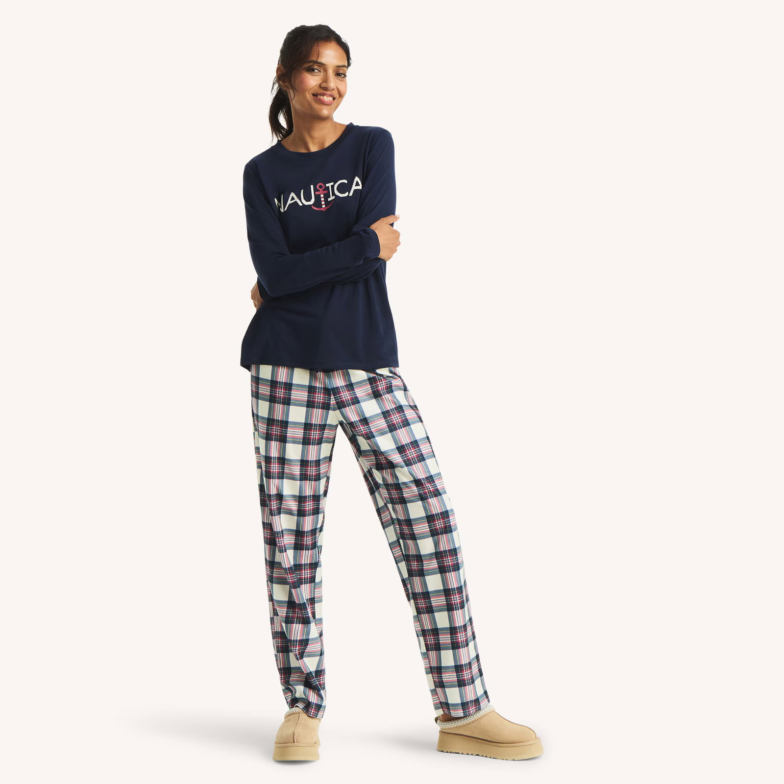 Image of Women's Plaid Family Pajama Pant Set