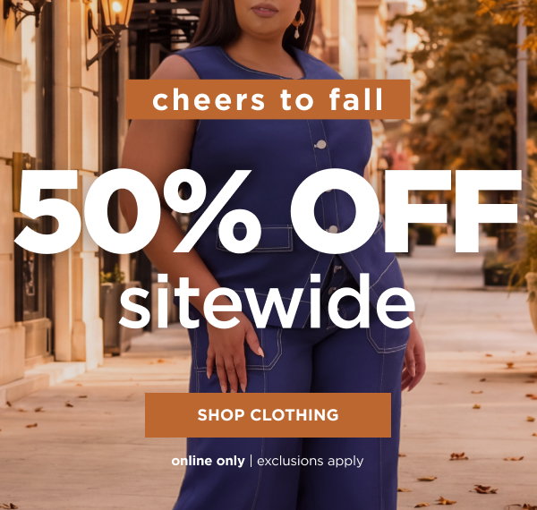 50% Off Sitewide. Shop now