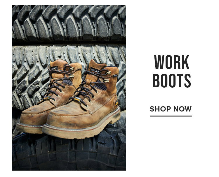 Work Boots. Shop Now.