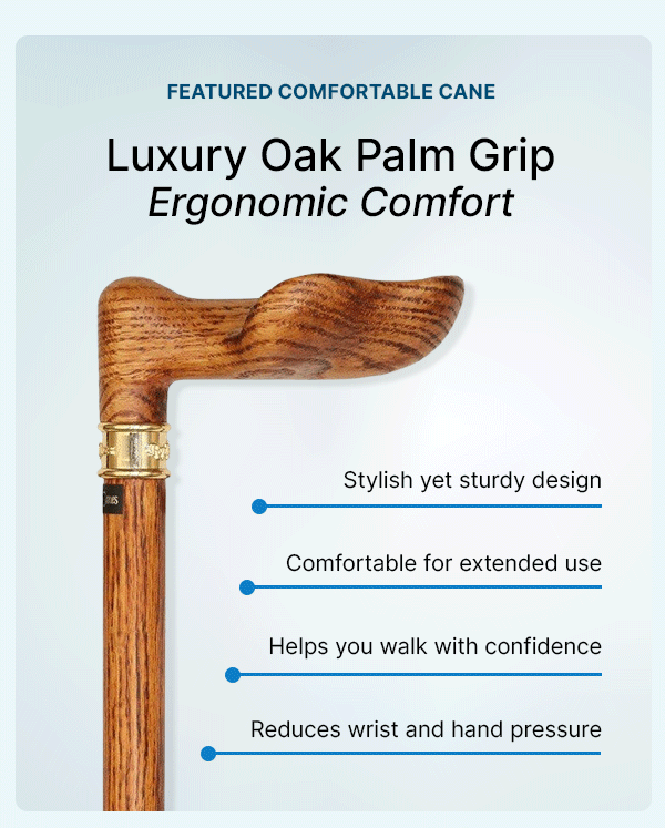 Luxury Oak Palm Grip