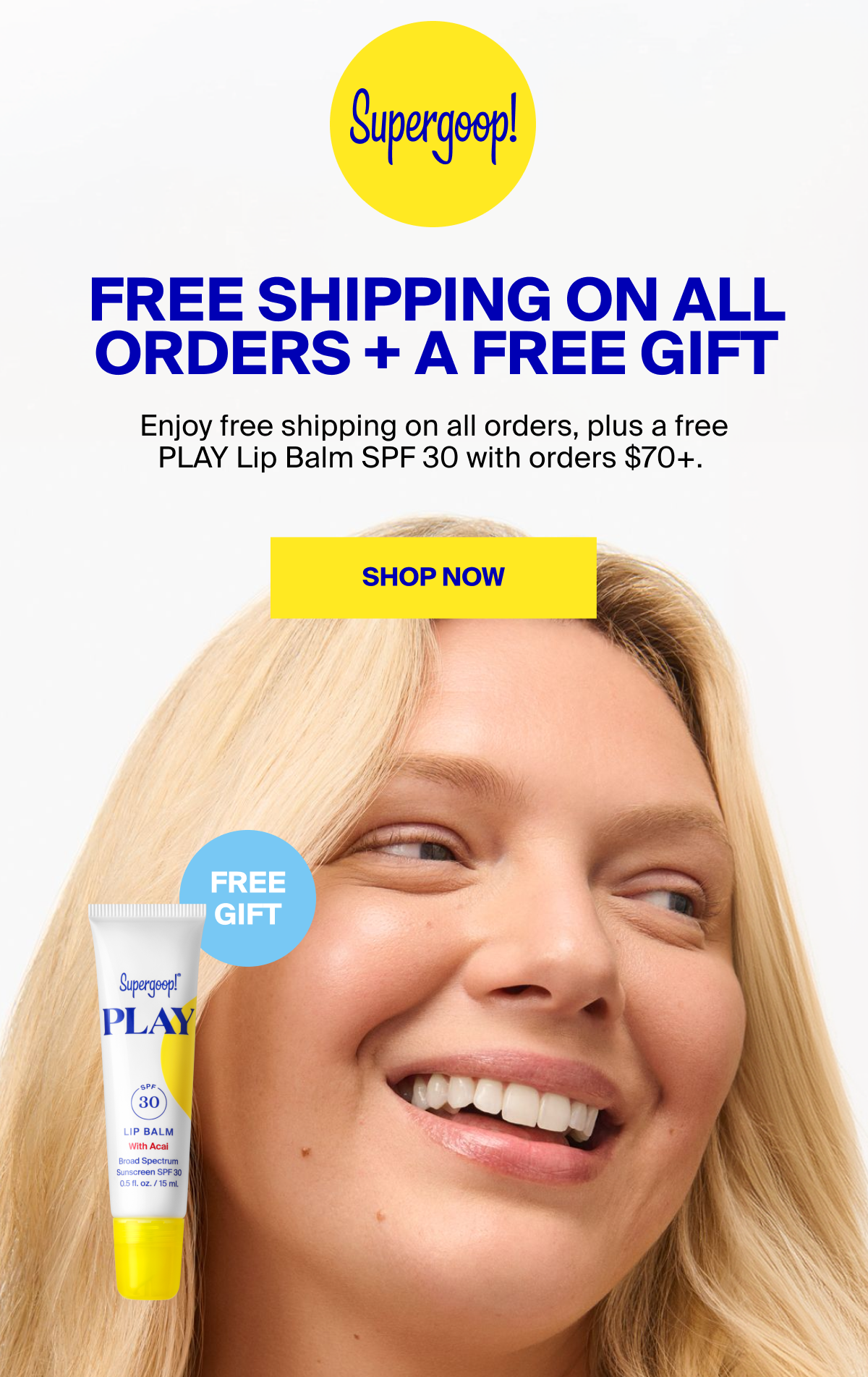 Last Chance for Free Shipping + Free Gift