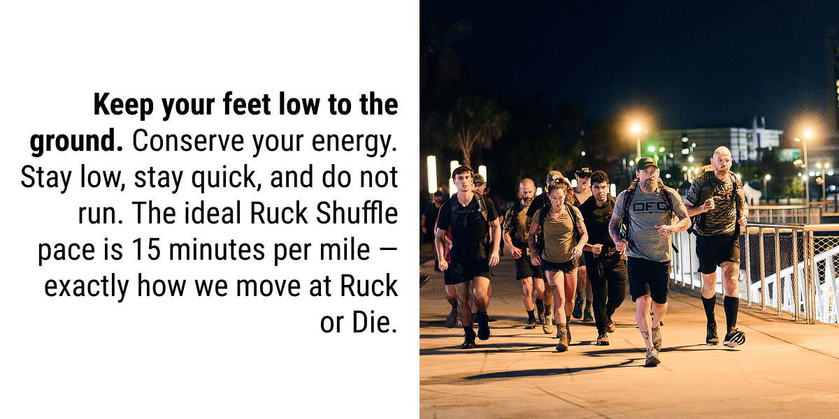 GORUCK: RUCK SHUFFLING