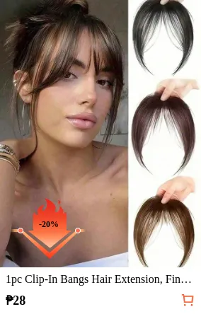 1pc Clip-In Bangs Hair Extension...
