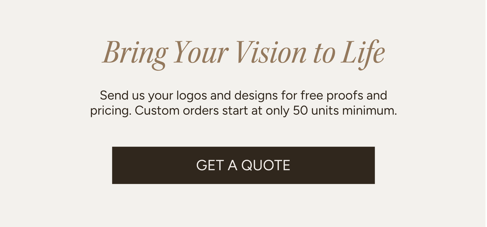 Get A Quote