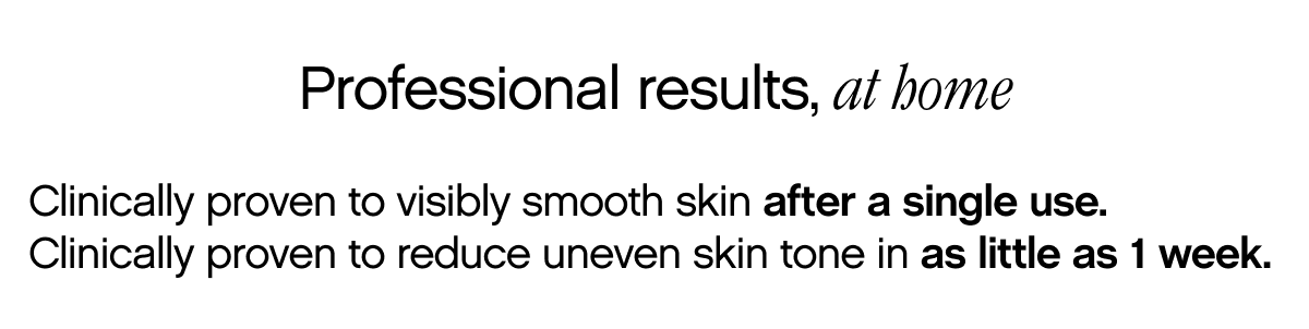 Professional results, at home