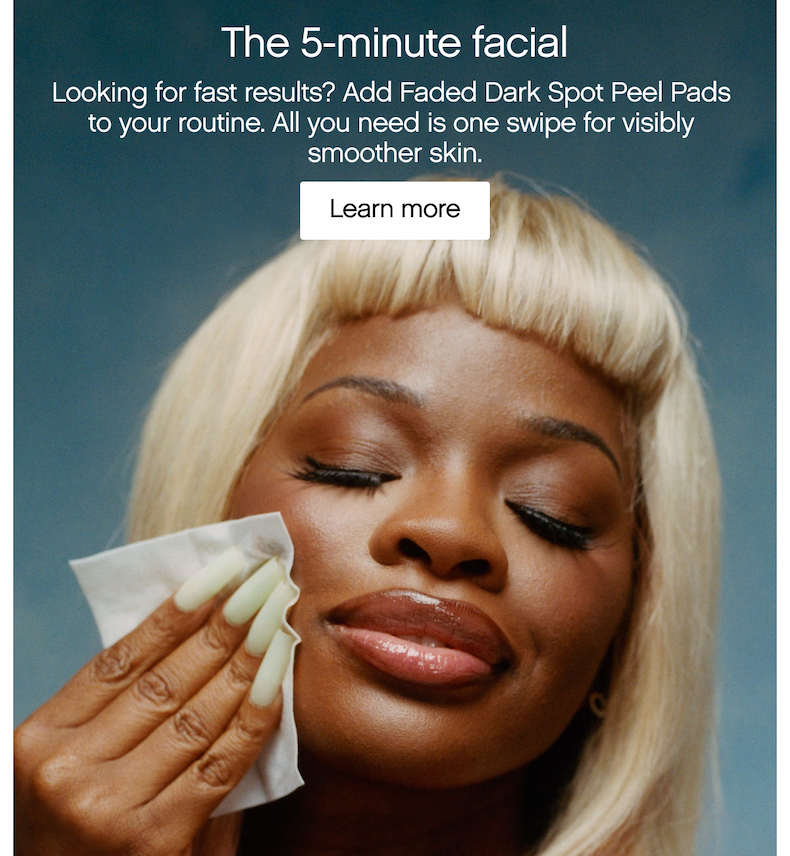 The 5-minute facial