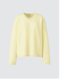 product7women0fluffy0cashmere0relaxed0vneck0sweater