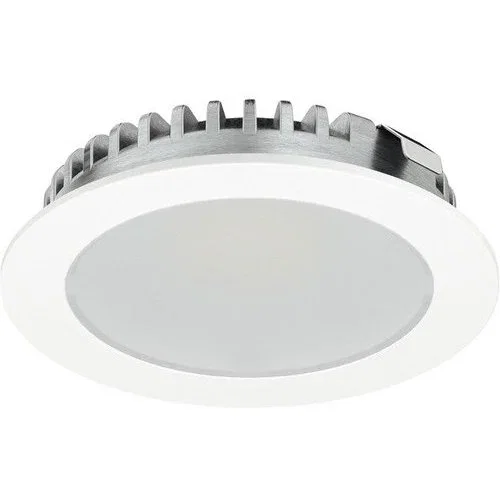 Hafele 833.72.539, Loox 2094 Recess Mount Spot Light, 12V/2.5W, 3000K Warm White, Surface Mount Trim Available, Light Lead Included, White