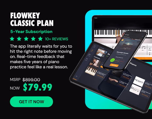 Flowkey Classic Plan: 5-Year Subscription