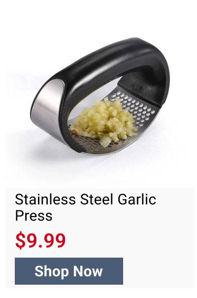 Stainless Steel Garlic Press