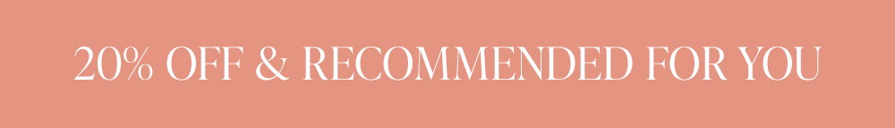 20% off and recommended for you 