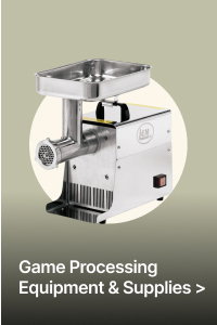 Shop Game Processing Equipment & Supplies