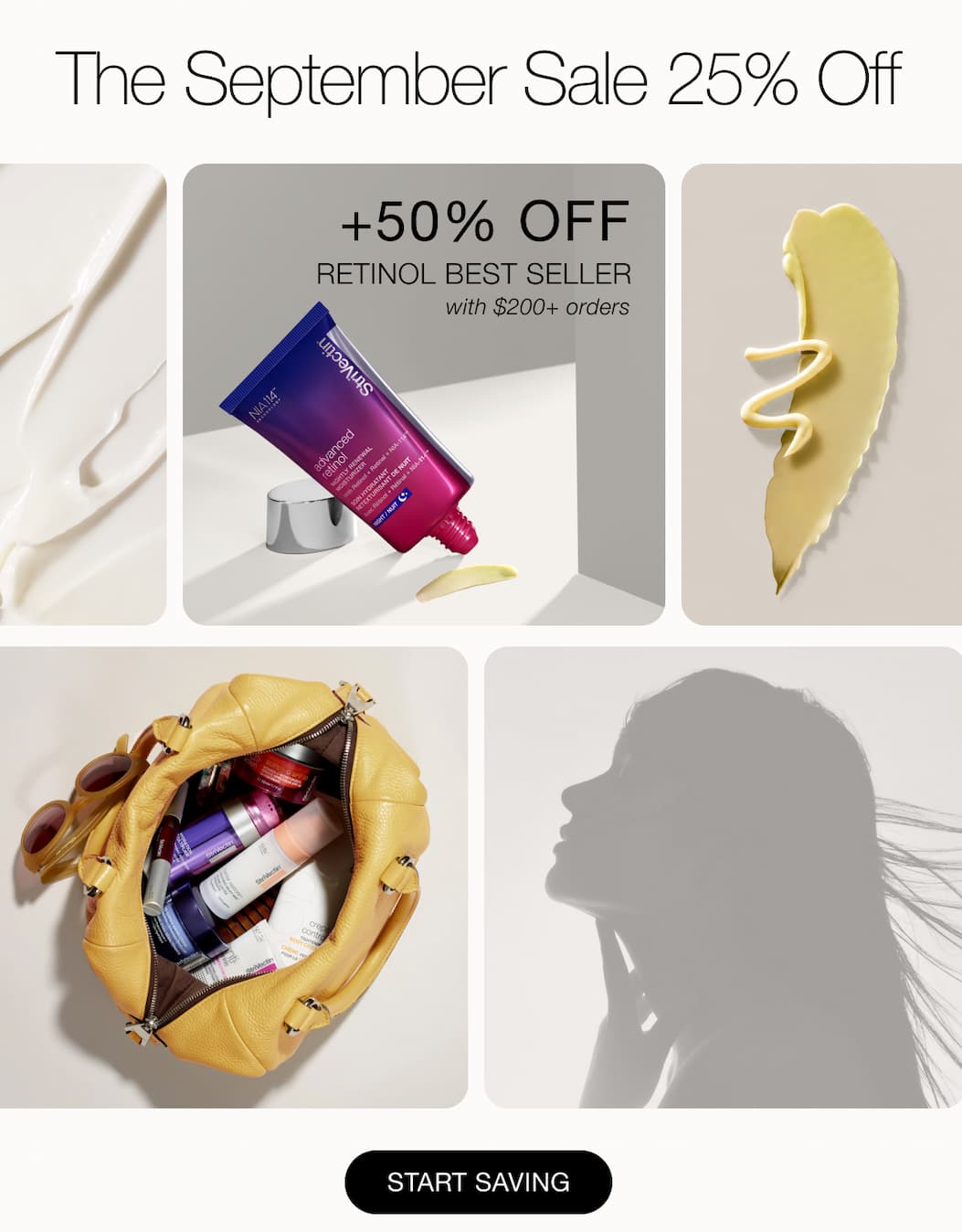StriVectin September Sale 25% Off + 50% Off Retinol Best Seller with $200+ orders Ends Tomorrow