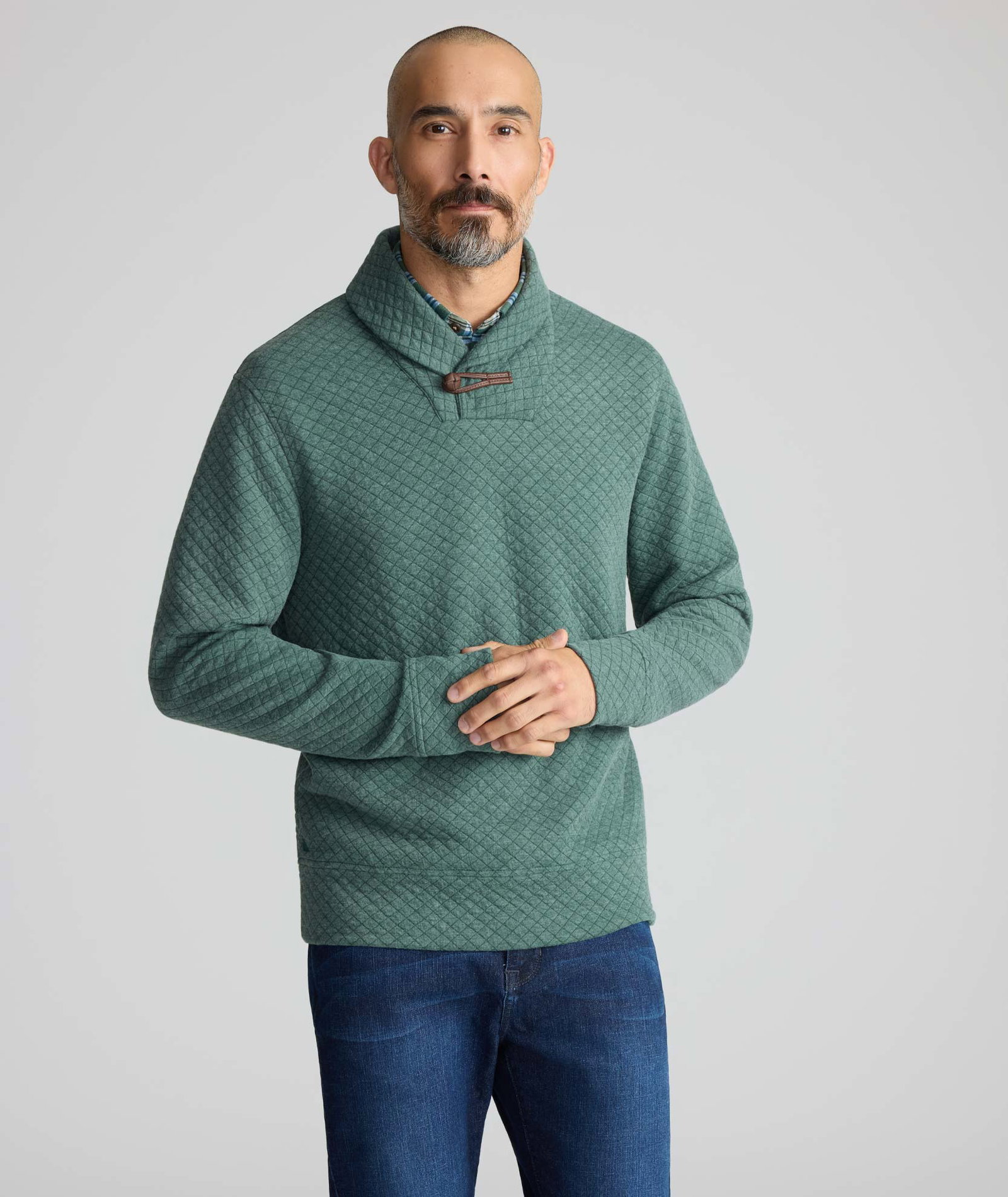 Image of Shawl Collar Sweatshirt