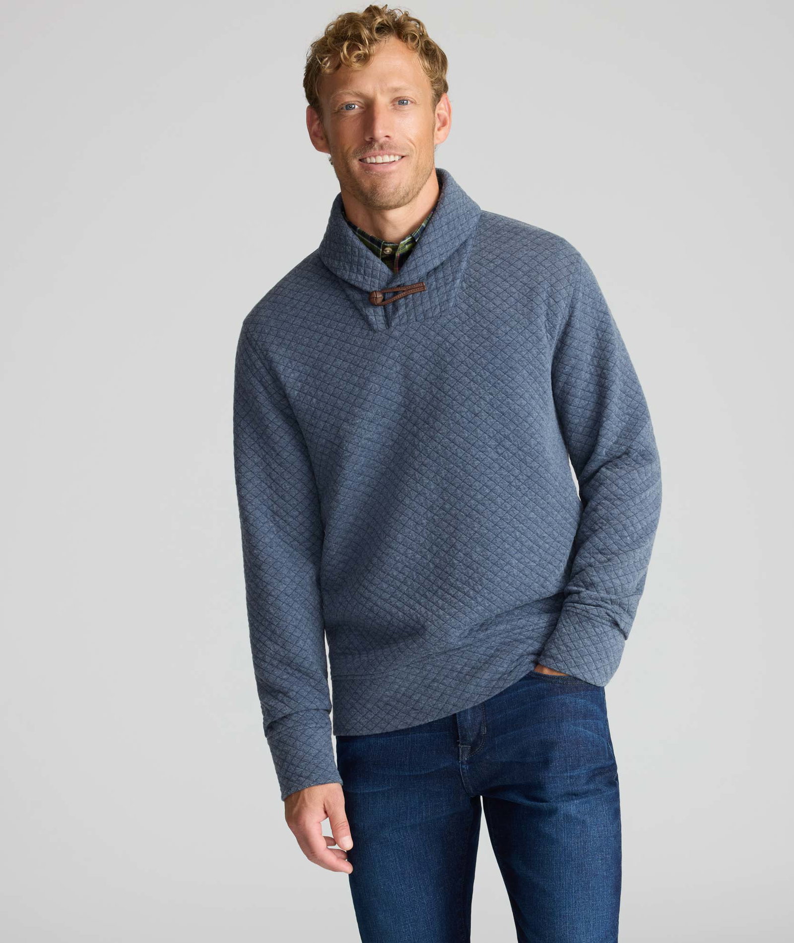 Image of Shawl Collar Sweatshirt