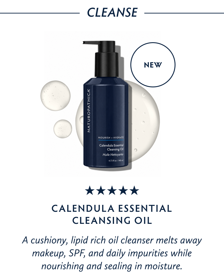Shop the New Calendula Essential Cleansing Oil