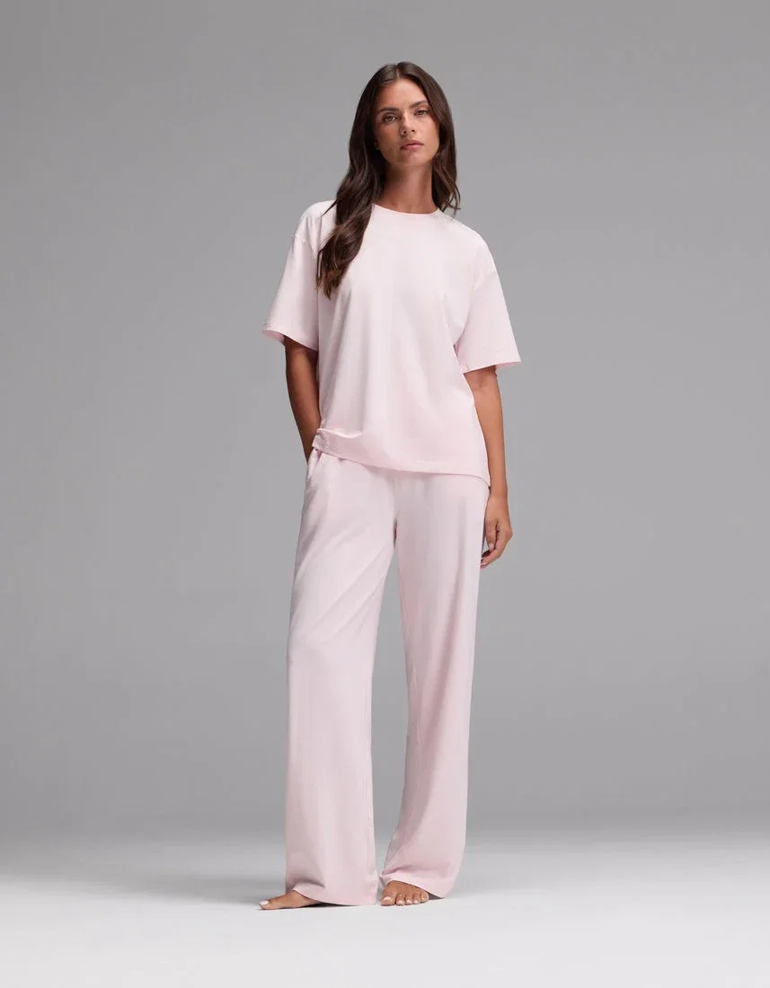 Image of Women's First Layer Pajama Short Sleeve Tee & Pajama Pant Set