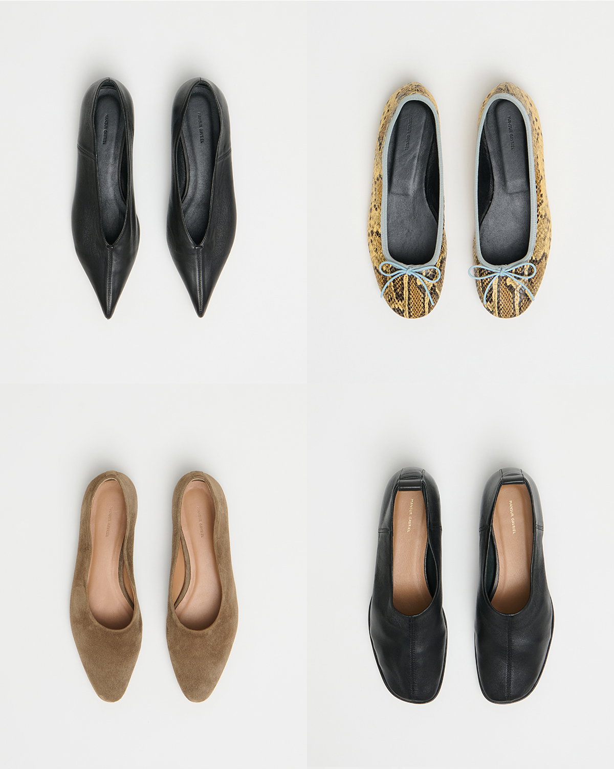 New flats debut alongside familiar silhouettes reimagined in new hues and textures.