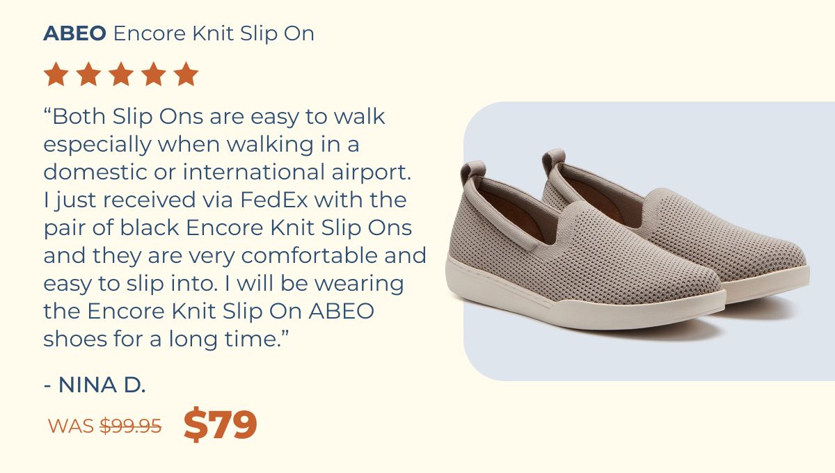 ABEO Encore Knit Slip On