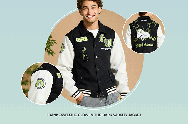 Frankenweenie Glow-in-the-Dark Varsity Jacket