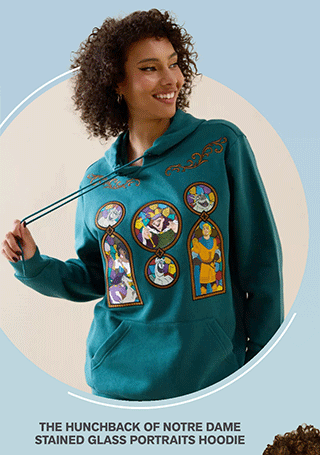 The Hunchback of Notre Dame Stained Glass Portraits Hoodie