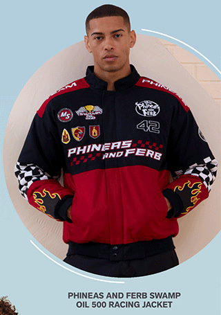 Phineas and Ferb Swamp Oil 500 Racing Jacket
