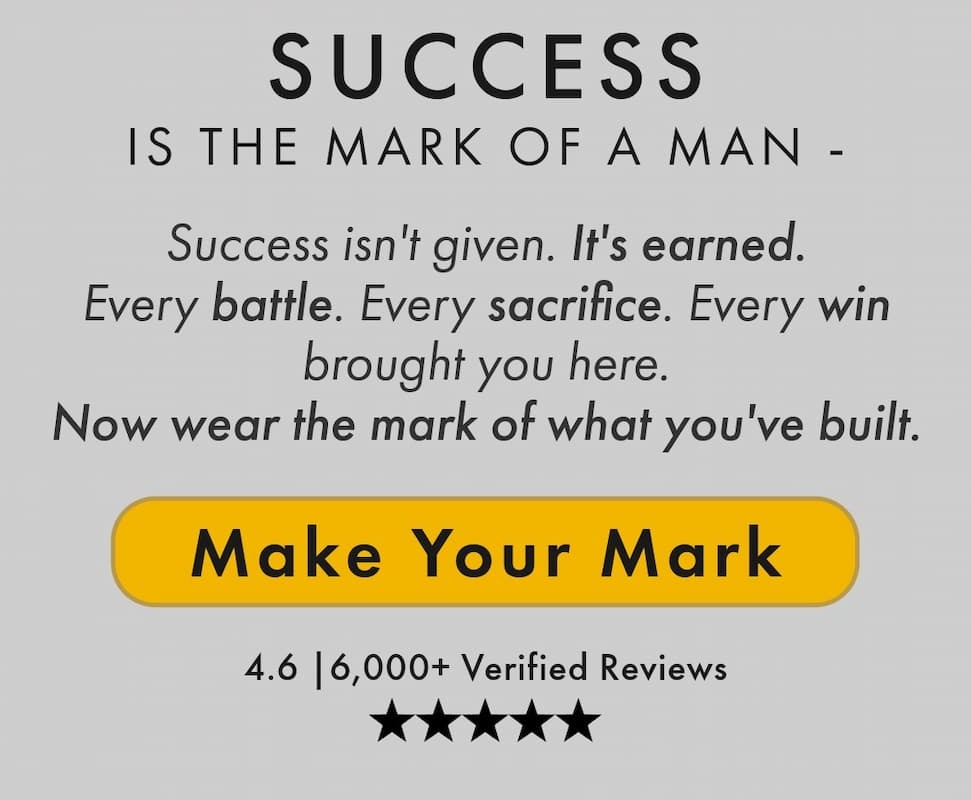 Success Is The Mark Of A Man