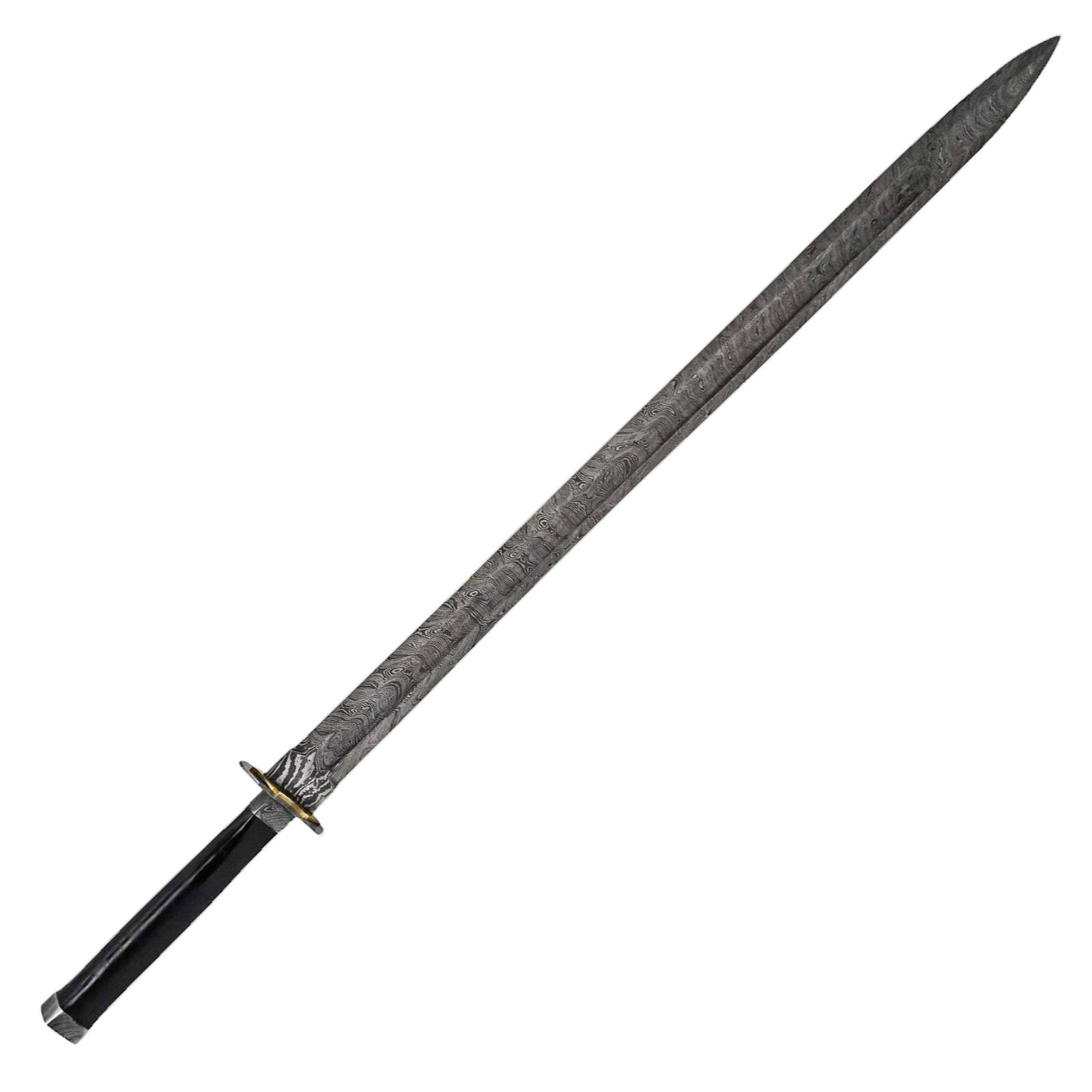 Wushu Jian Sword- Folded Damascus Steel- 40"