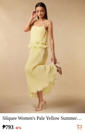 Silquee Women s Pale Yellow Summer...
