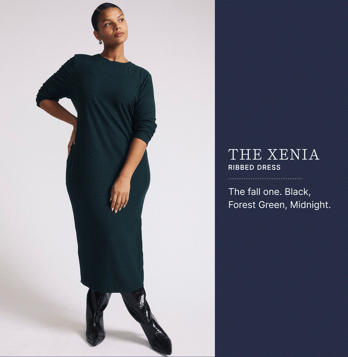 The Xenia Ribbed Dress
