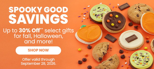 Spooky Good Savings - Up to 30% off select gifts
