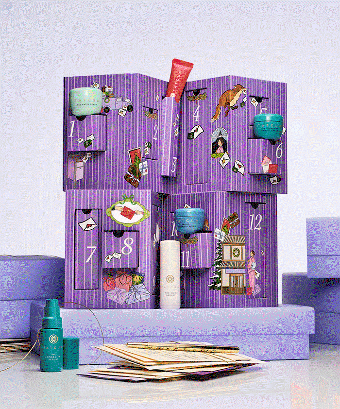 An image of Tatcha's new holiday advent calendar