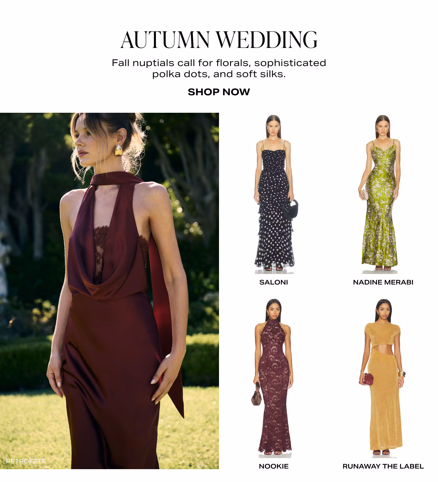 Shop Autumn Wedding