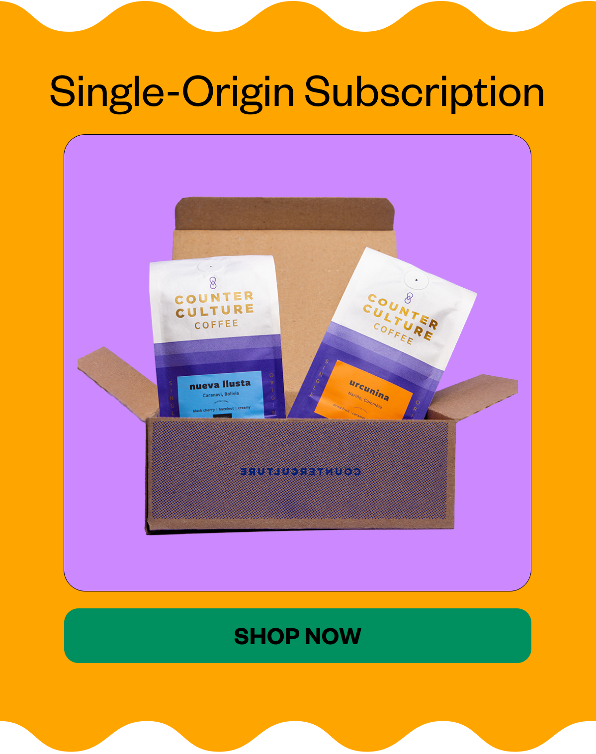 Single - Origin Subscription Shop Now