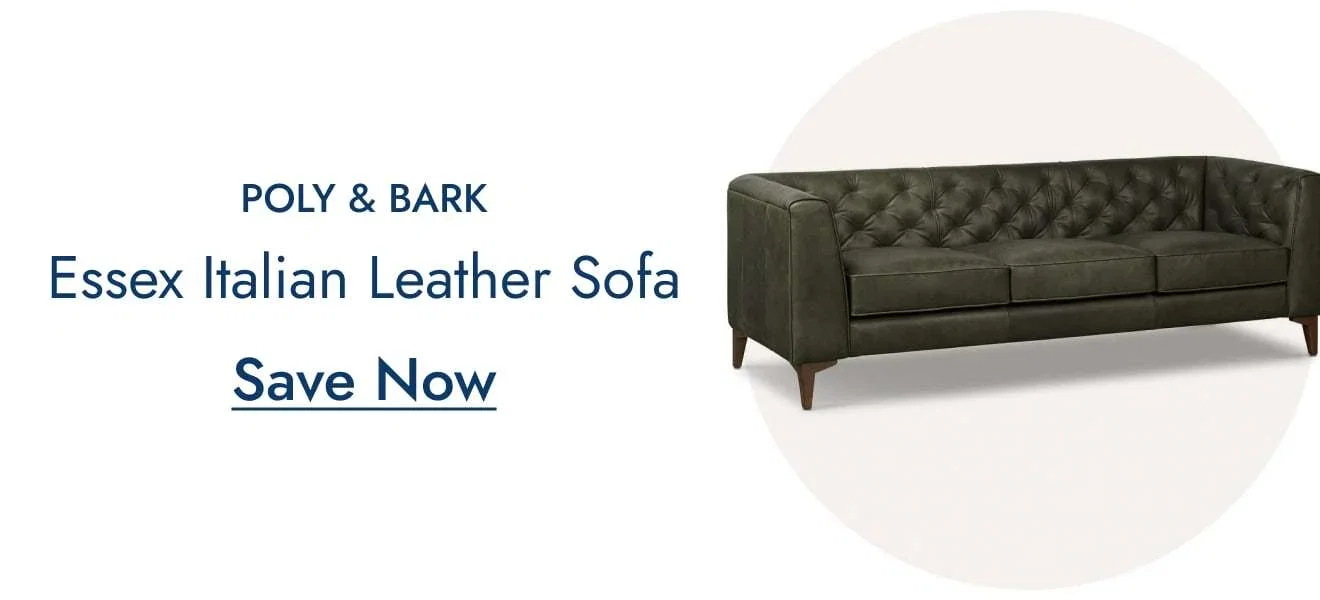 Poly & Bark Essex Leather Sofa