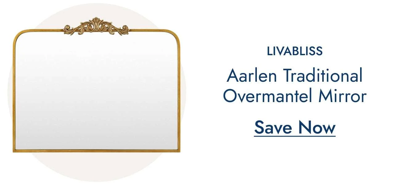 Livabliss Aarlen Traditional Overmantel Mirror