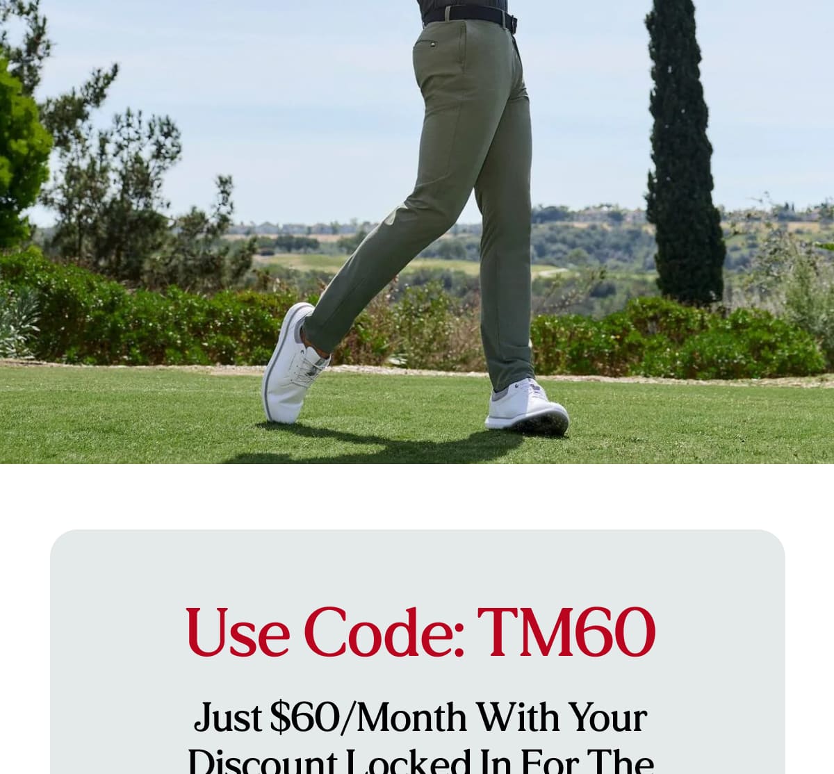 Use Code: TM60