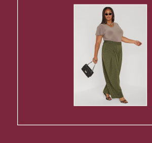 Striped Wide Leg Envelope Pants