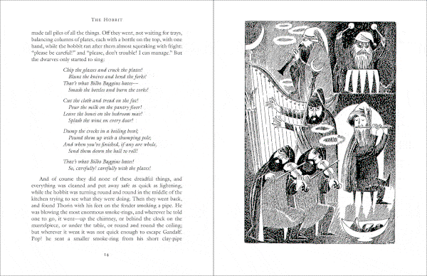 The Hobbit, illustrated by Tove Jansson Internals