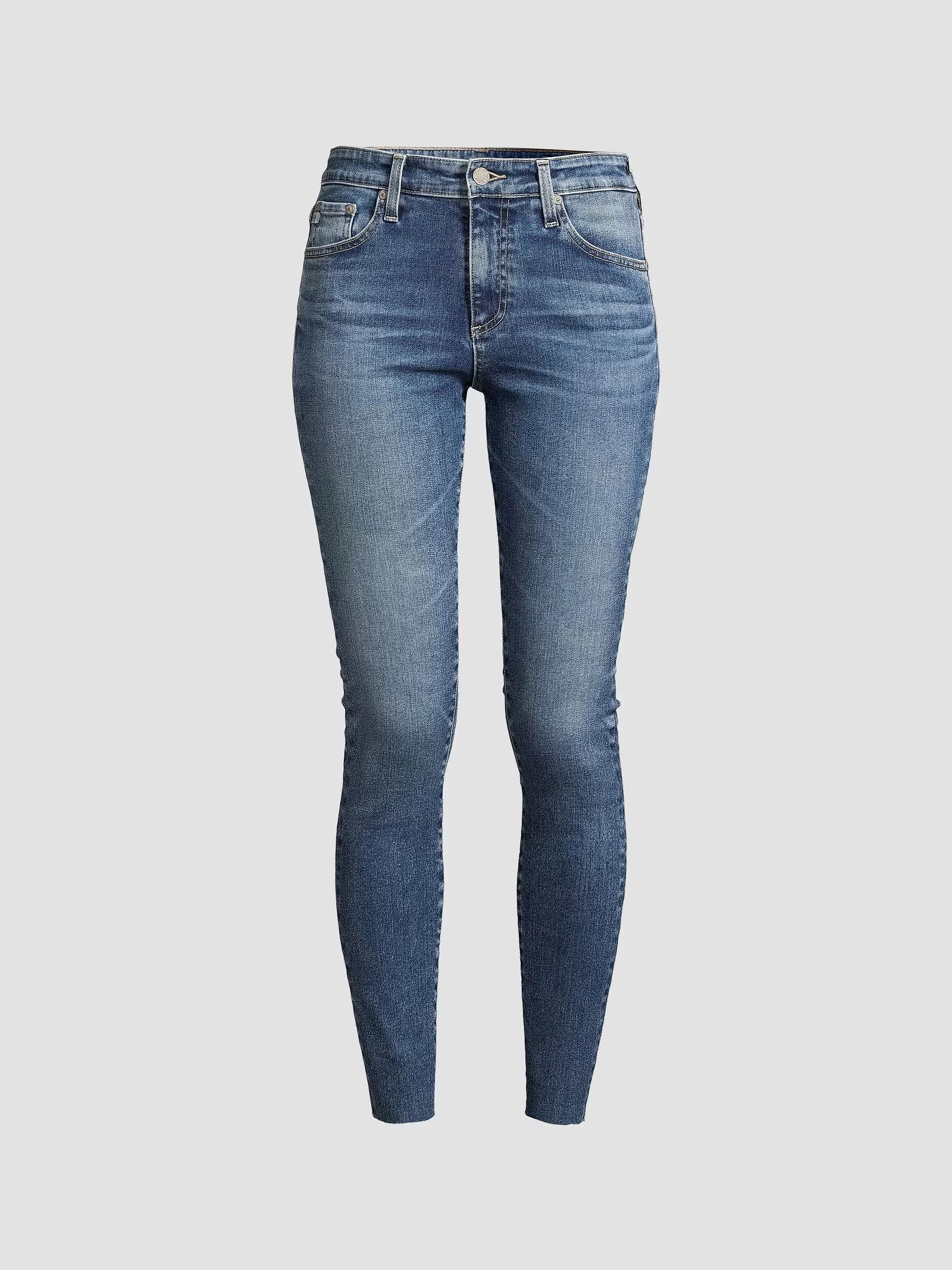 Ag Jeans Farrah High-Rise Stretch Skinny Ankle Jeans